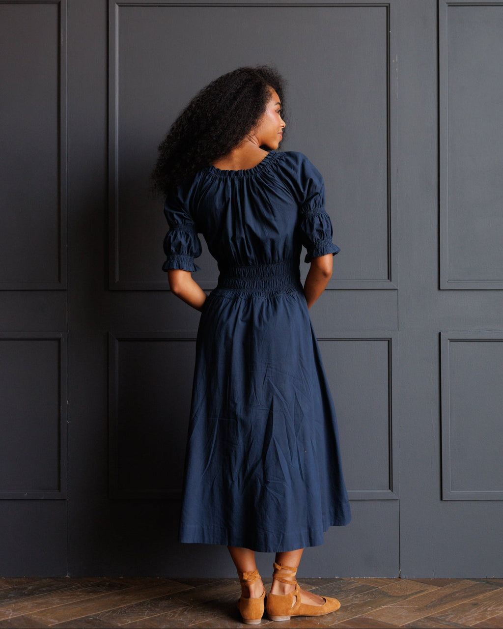 Long Way Home Dress - Navy