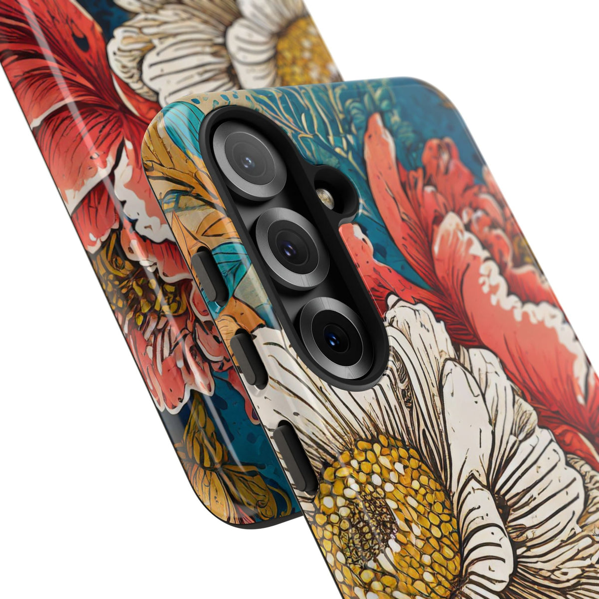 Artistic Floral Tough Phone Case