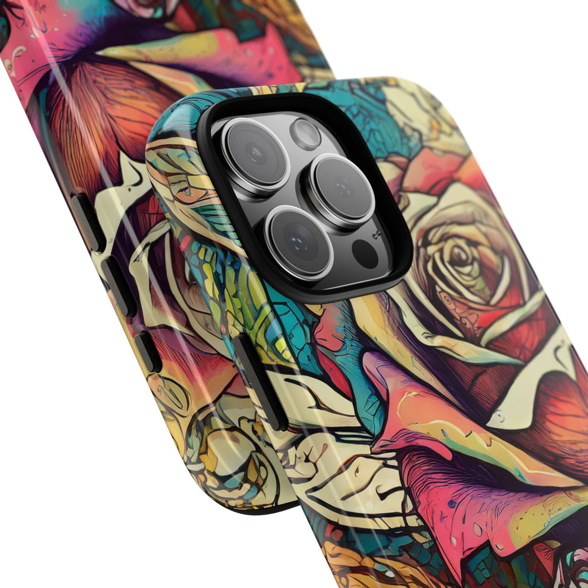 Colorful Roses Tough Phone Case