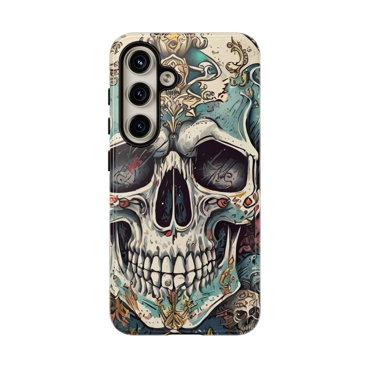 Abstract Skull Tough Phone Case