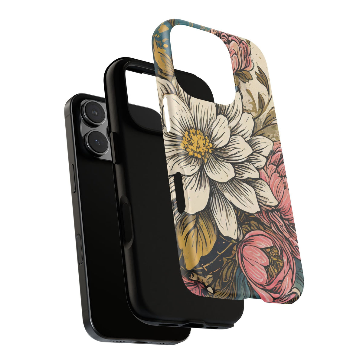 Beautiful White Floral Tough Case