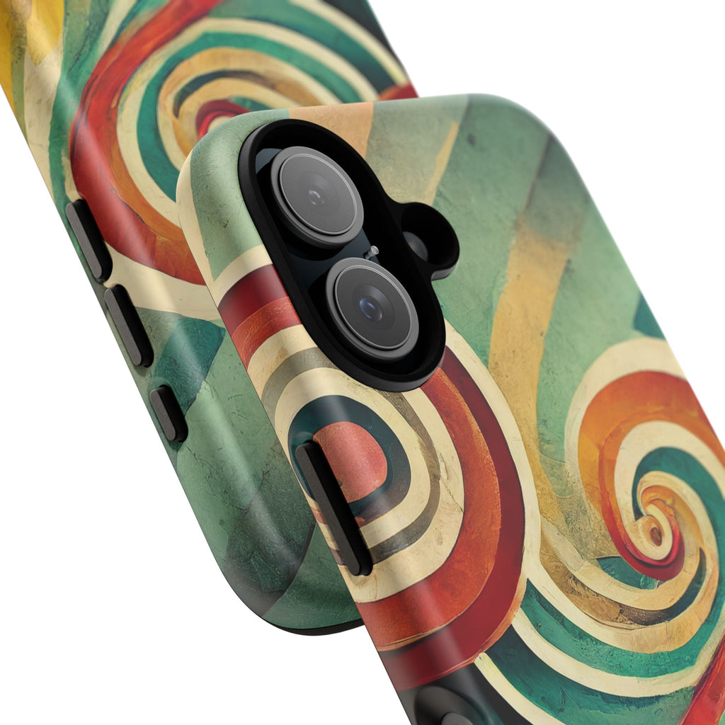 Colorful Swirl Tough Phone Case