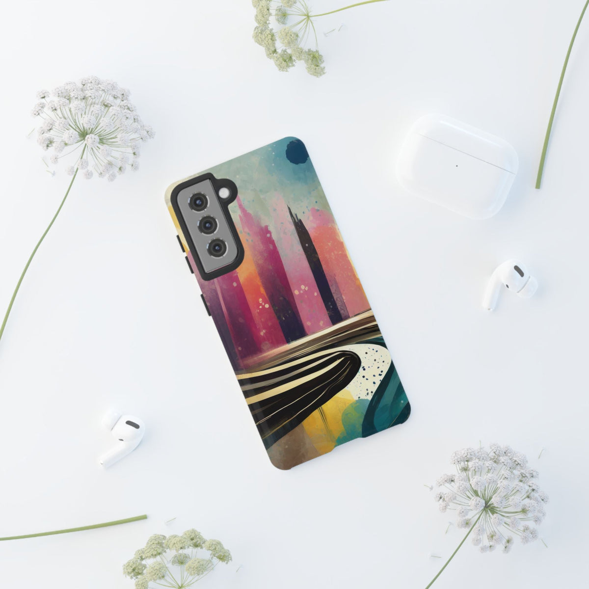 City Skyline Vibrant Tough Phone Case