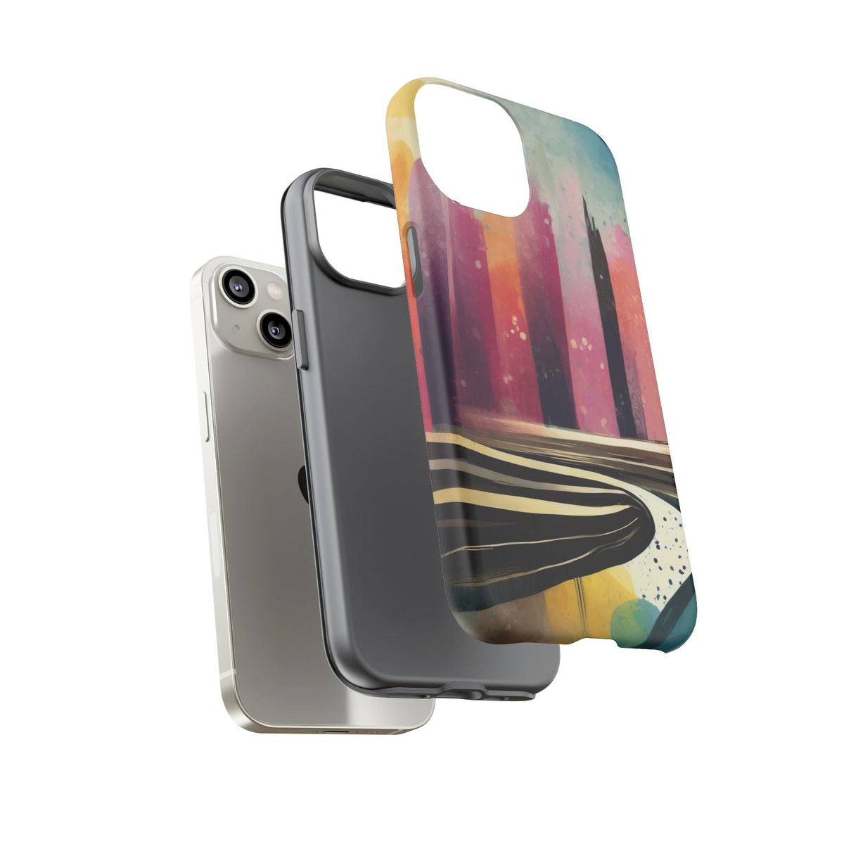 City Skyline Vibrant Tough Phone Case