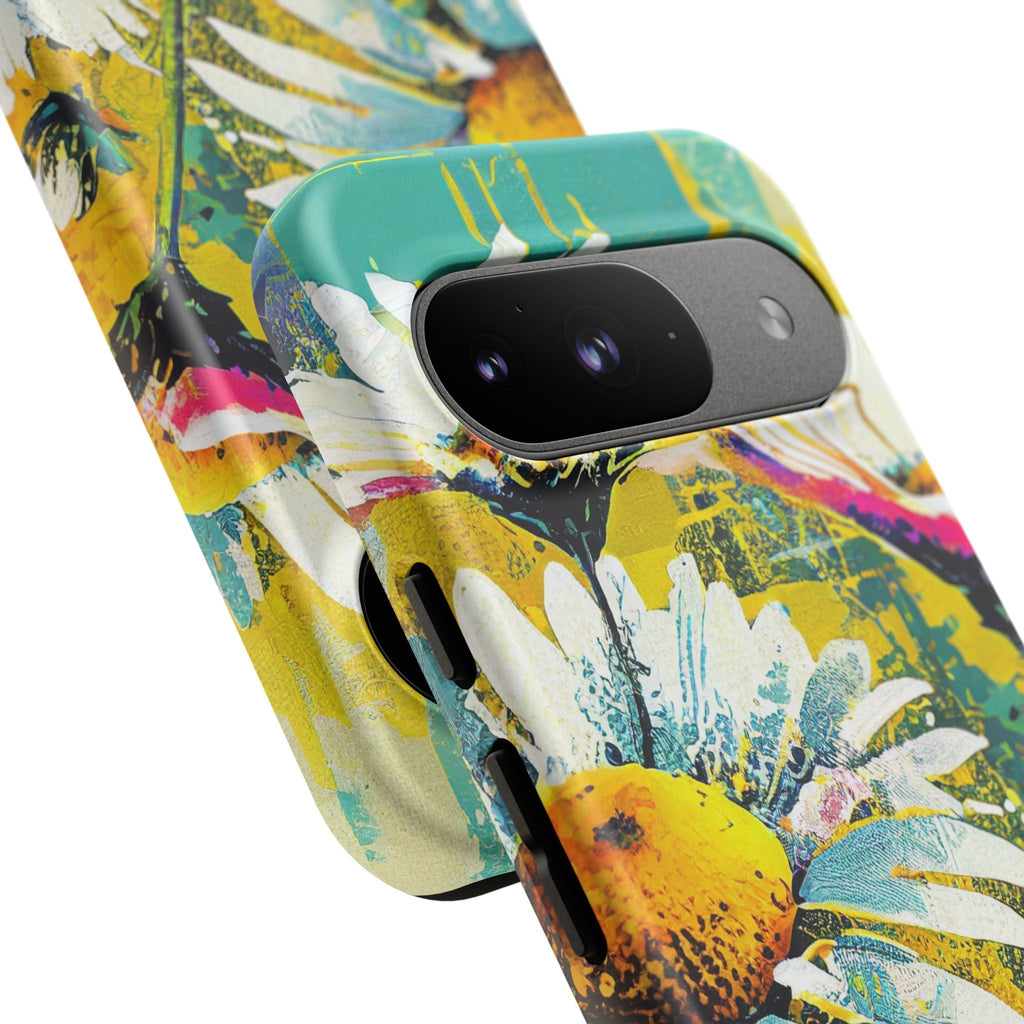Colorful Daisy Floral Tough Phone Case