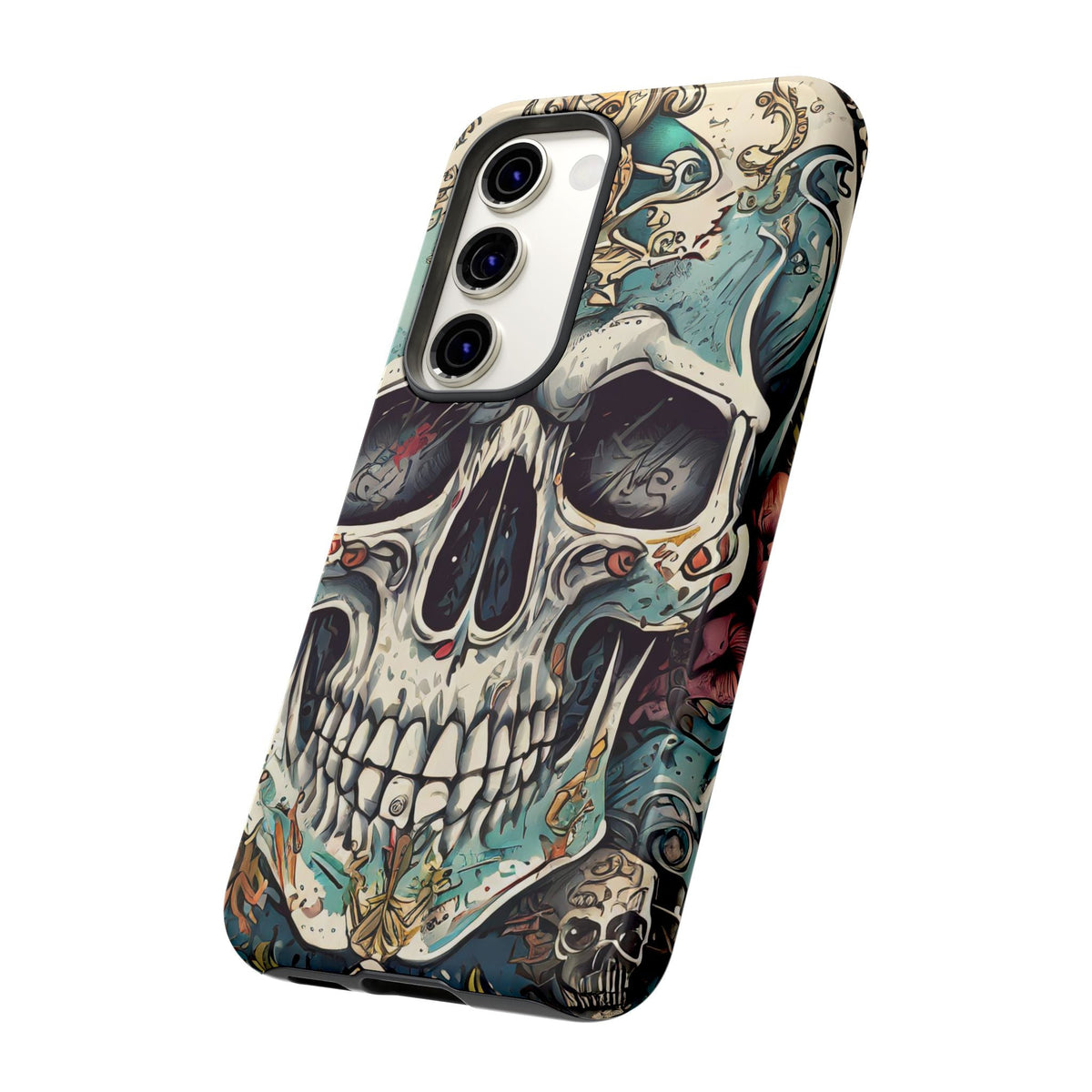 Abstract Skull Tough Phone Case