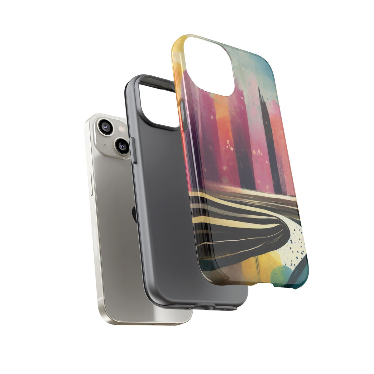 City Skyline Vibrant Tough Phone Case