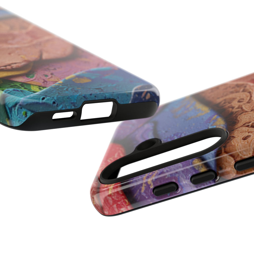 Abstract Painted Lace Tough Phone Case