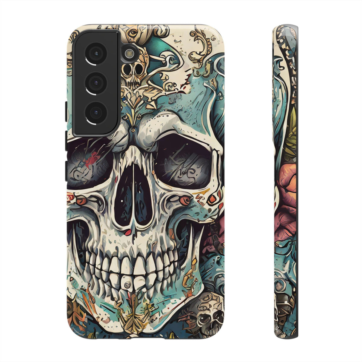 Abstract Skull Tough Phone Case