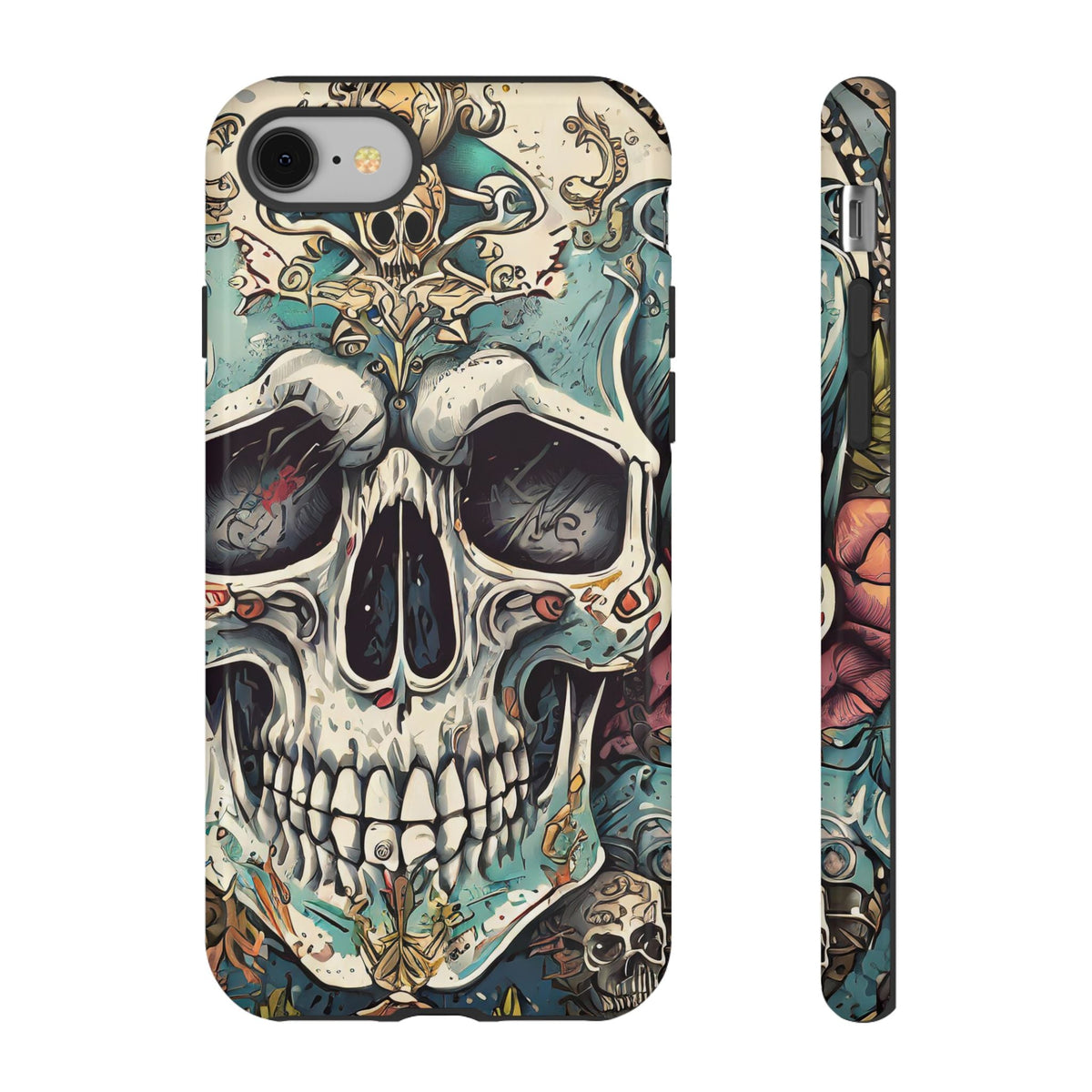 Abstract Skull Tough Phone Case