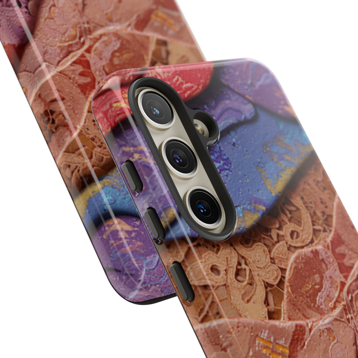 Abstract Painted Lace Tough Phone Case
