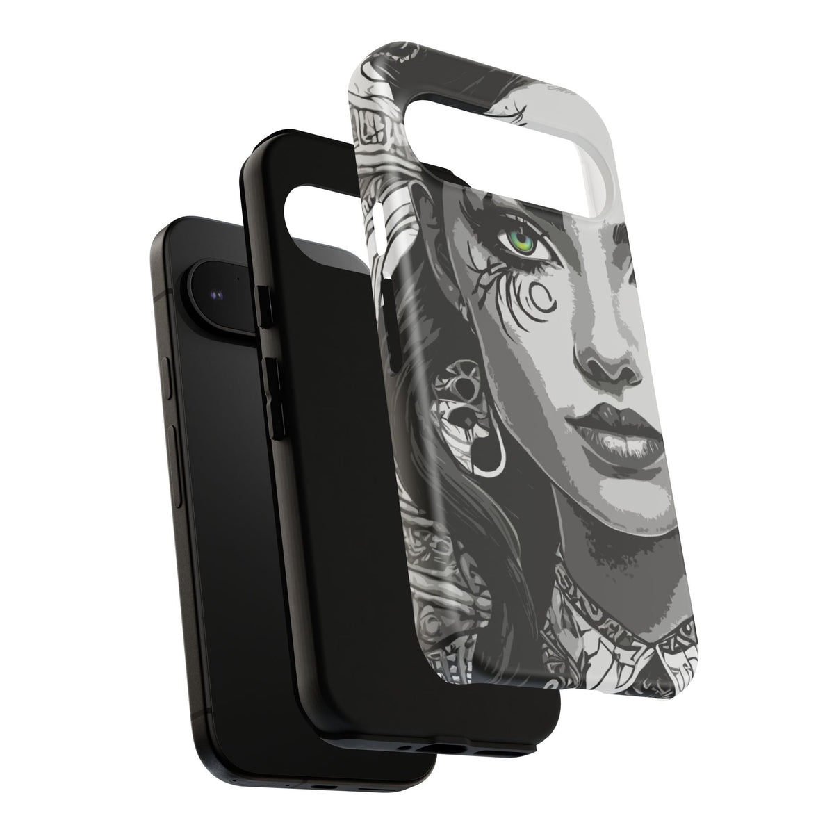 Green Eyed Devilish Beauty Tough Phone Case