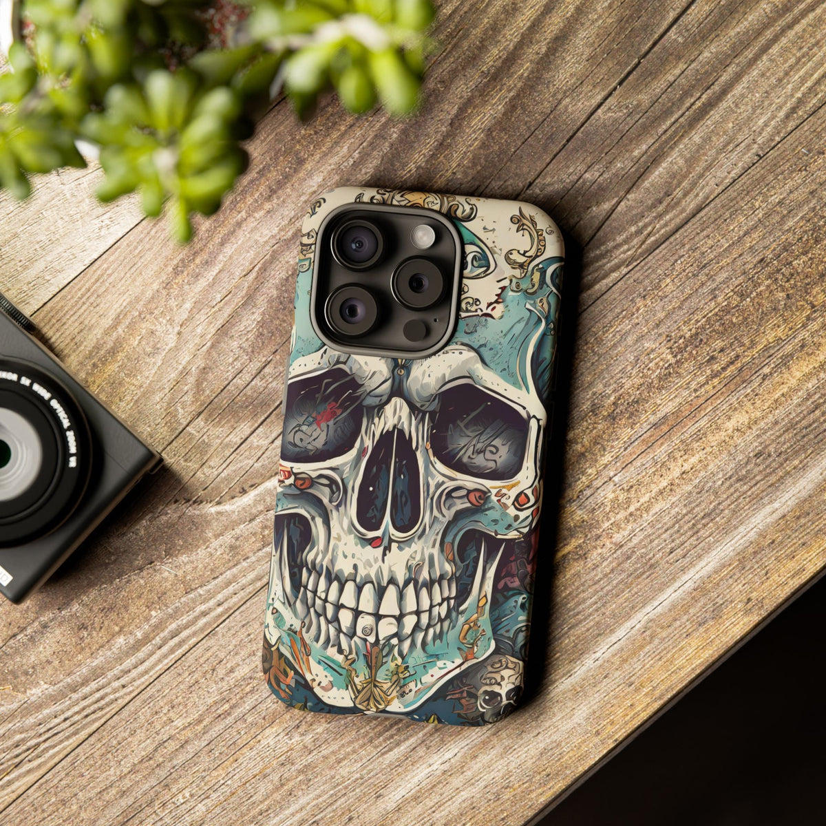 Abstract Skull Tough Phone Case