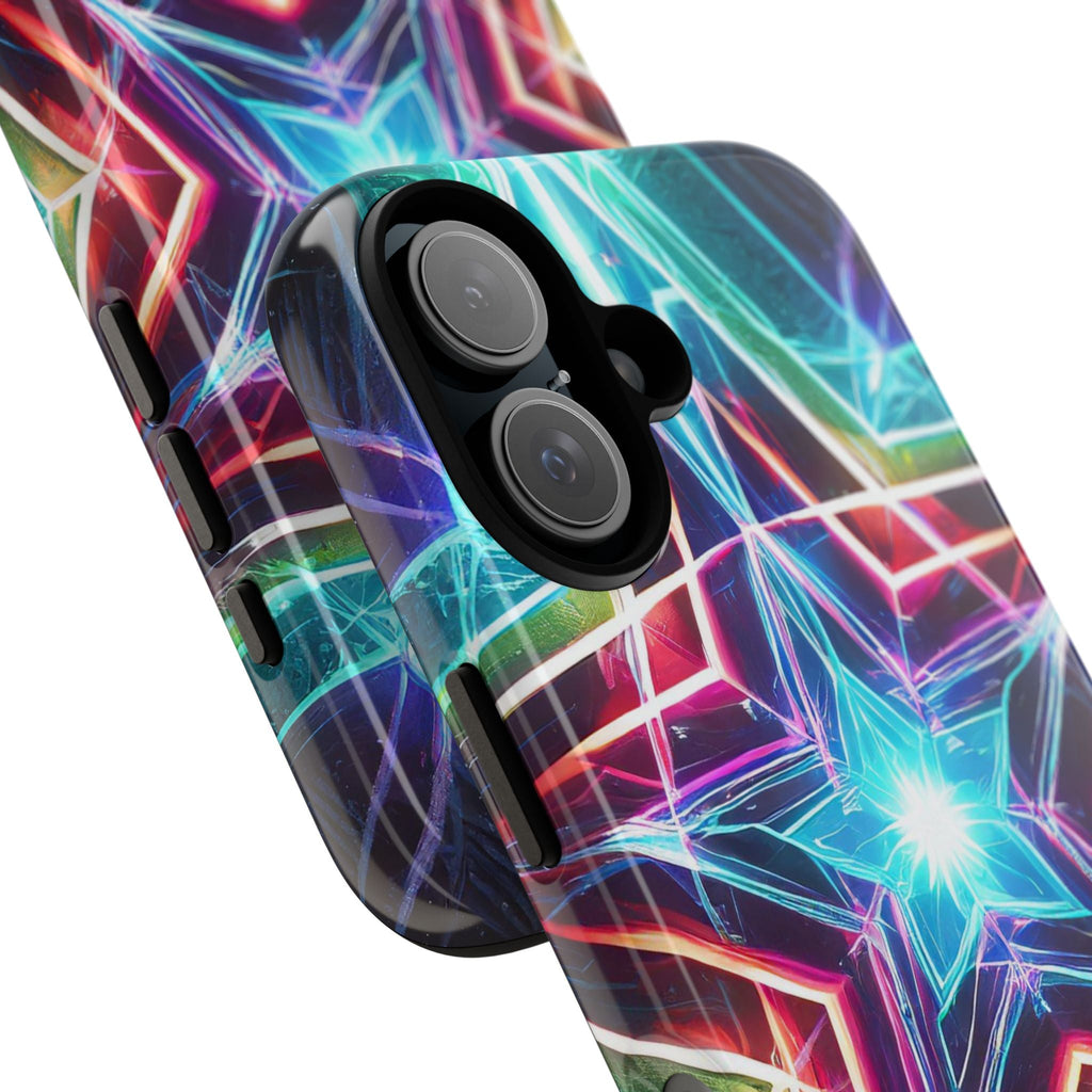 Neon Light Stars Tough Phone Case
