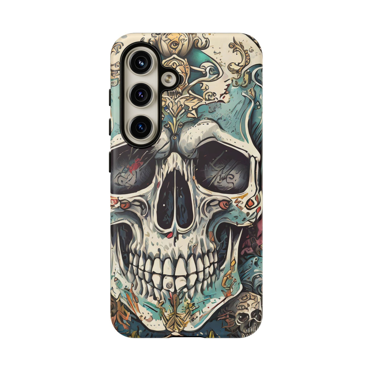 Abstract Skull Tough Phone Case