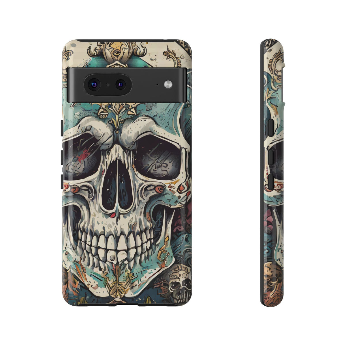 Abstract Skull Tough Phone Case