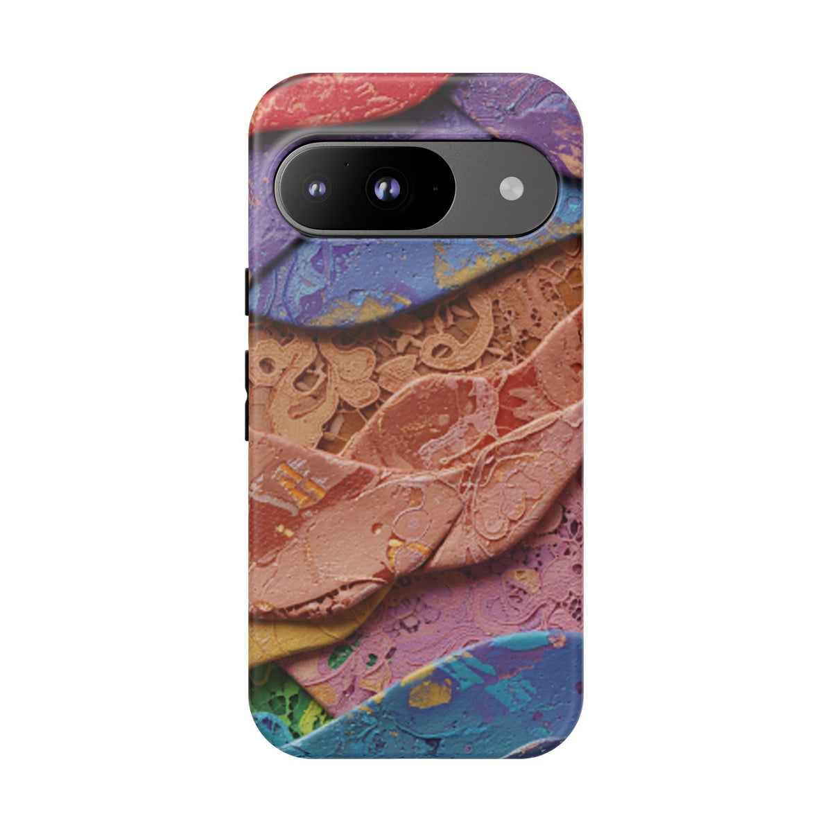 Abstract Painted Lace Tough Phone Case