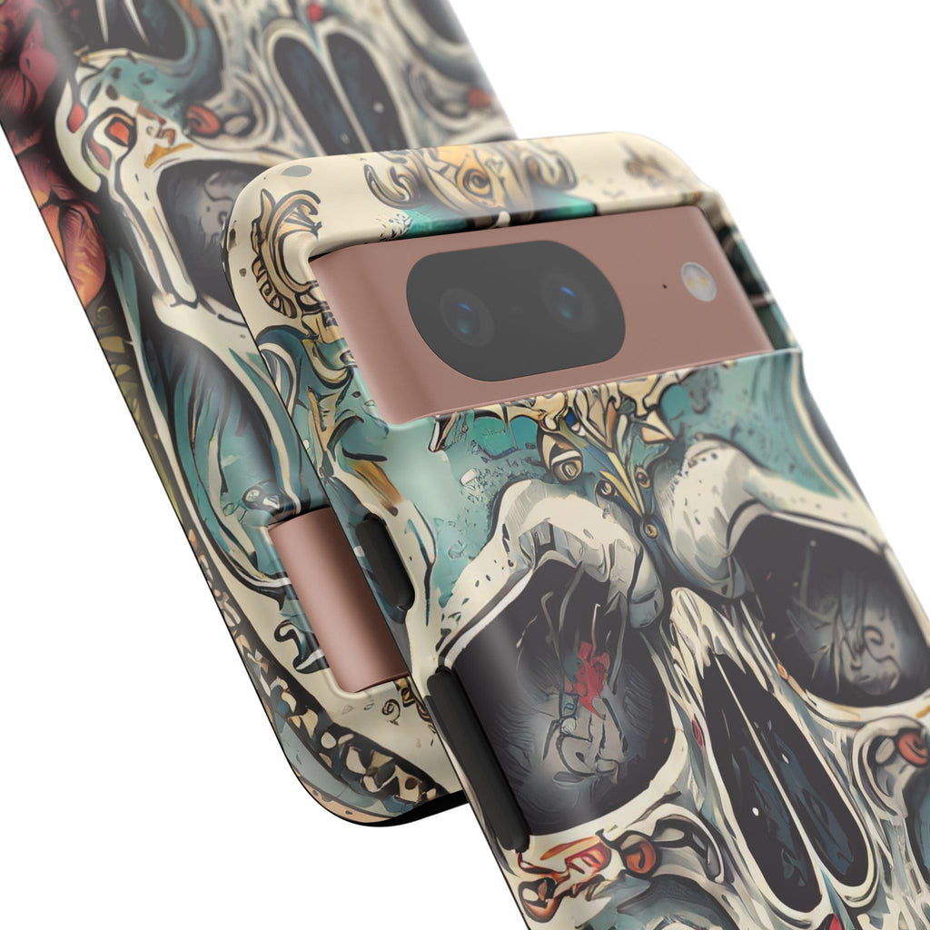 Abstract Skull Tough Phone Case