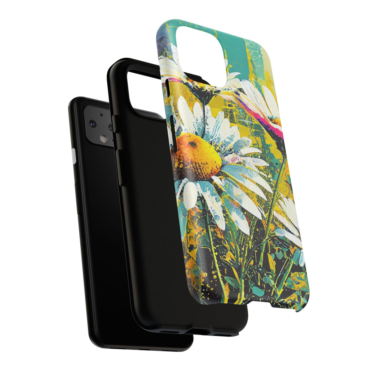 Colorful Daisy Floral Tough Phone Case