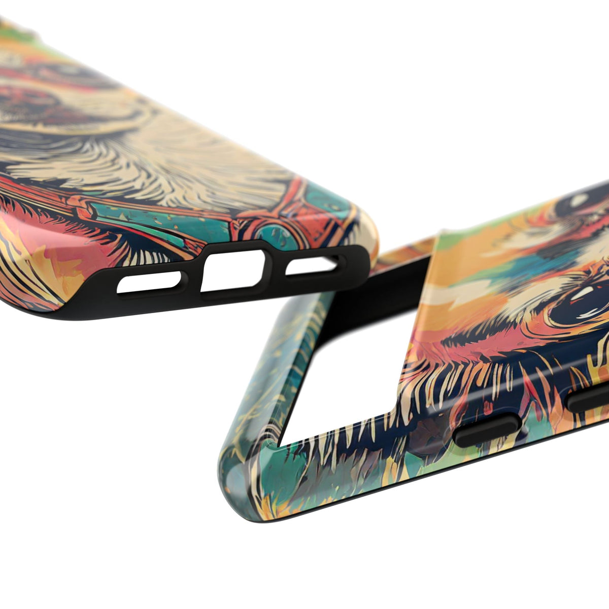 Abstract Chihuahua Tough Phone Cases