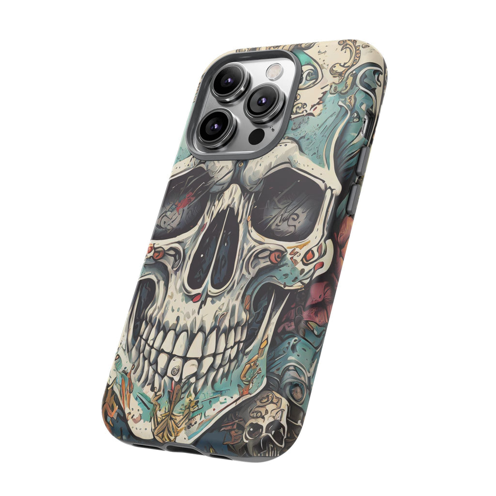 Abstract Skull Tough Phone Case