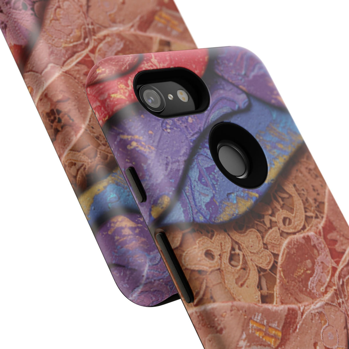 Abstract Painted Lace Tough Phone Case