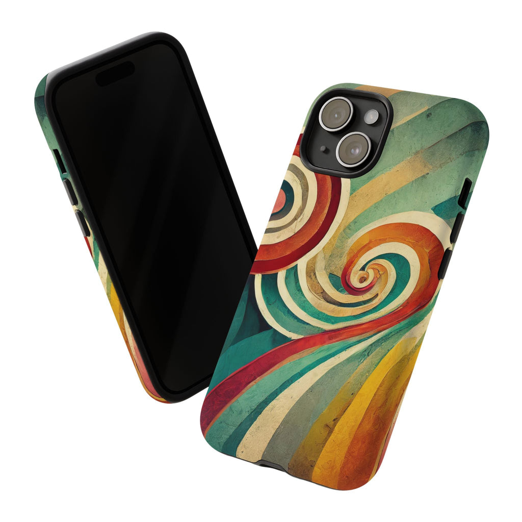 Colorful Swirl Tough Phone Case