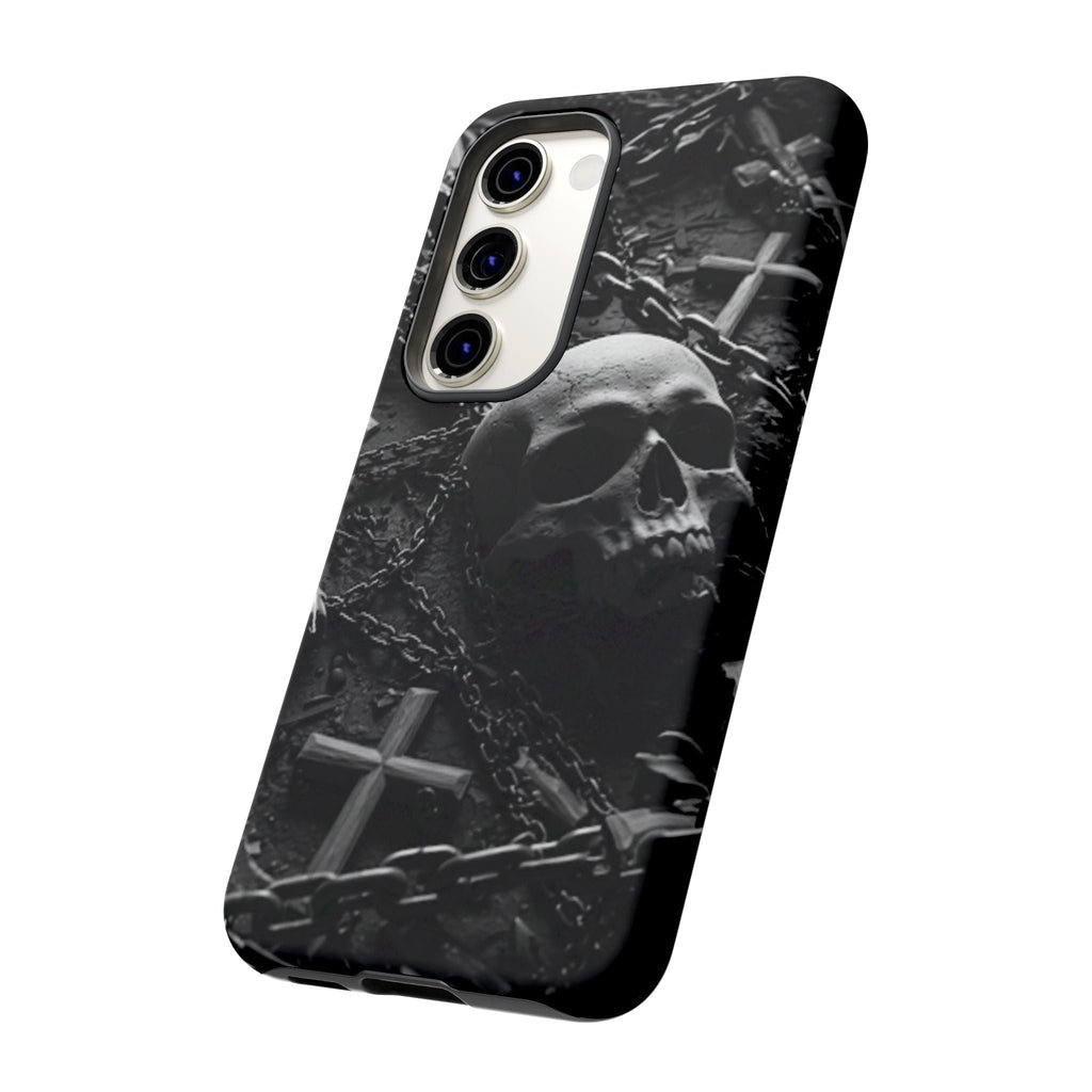 Gothic Skull Tough Phone Case