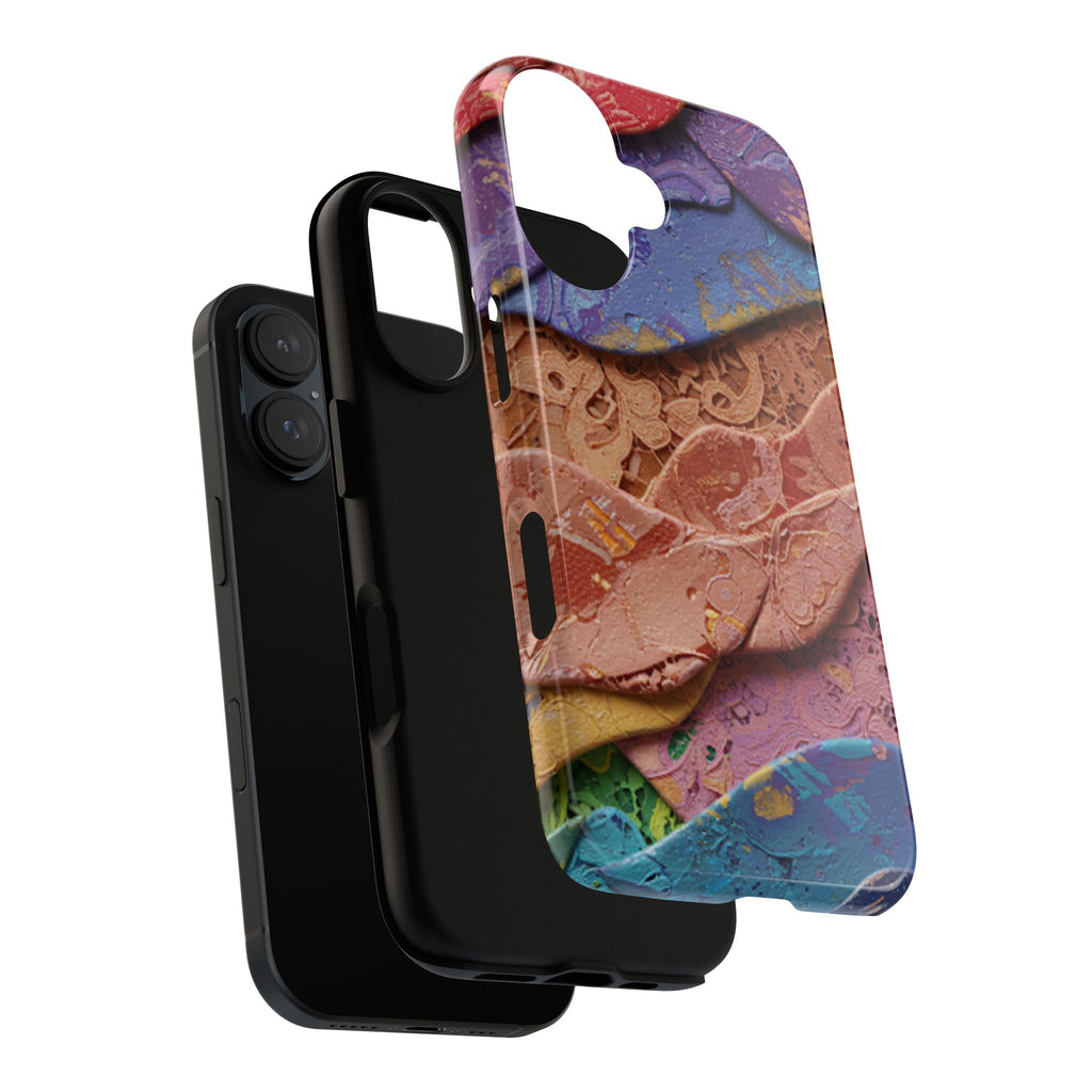Abstract Painted Lace Tough Phone Case
