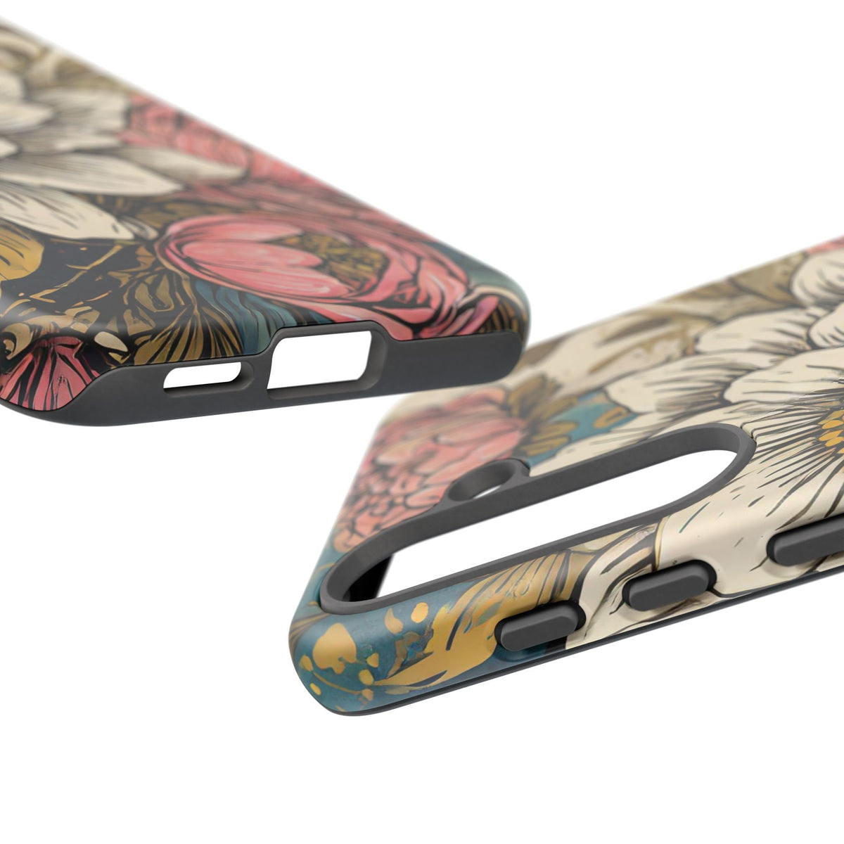 Beautiful White Floral Tough Case