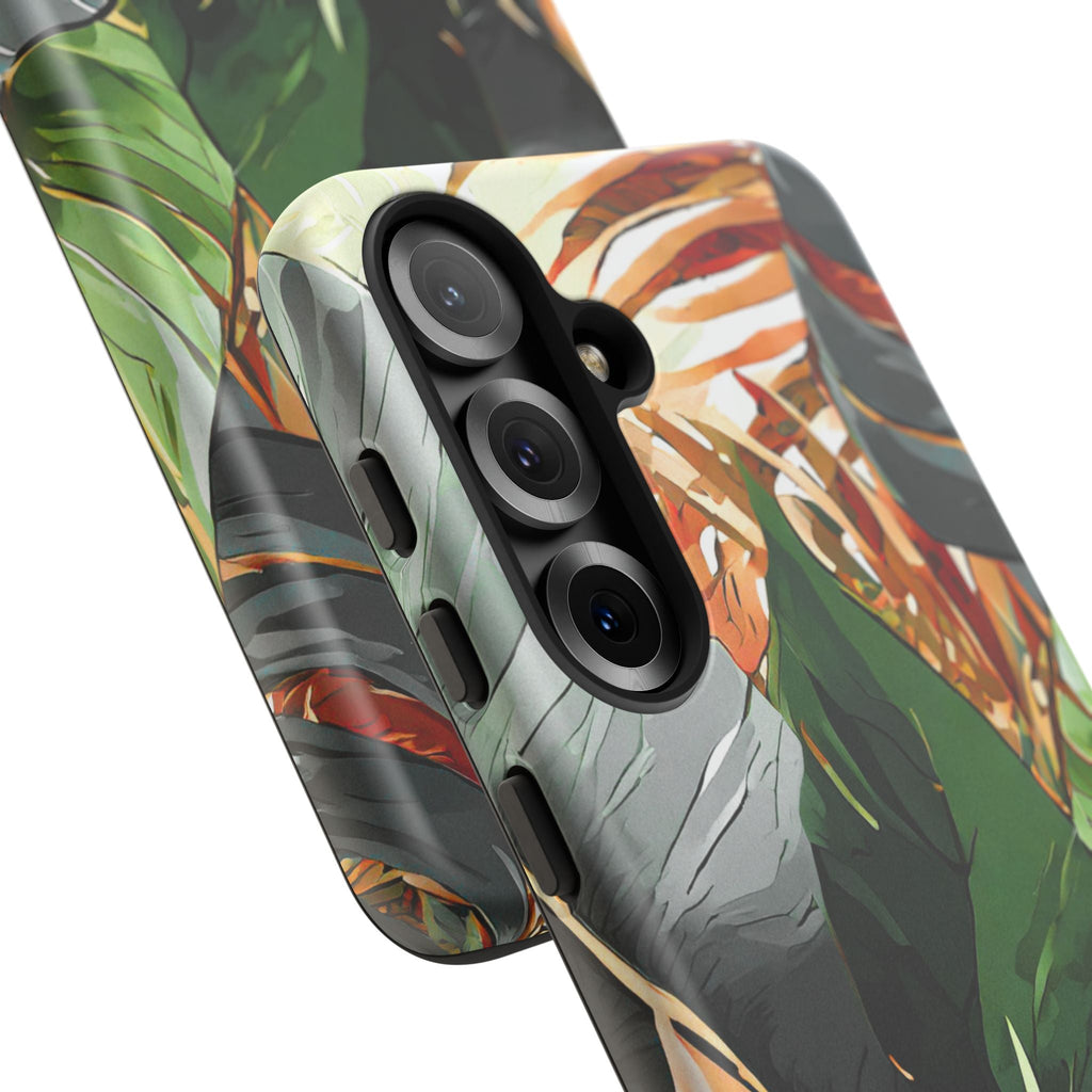 Tropical Leaf Tough Phone Case