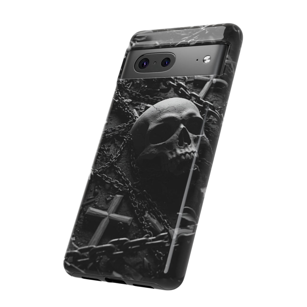 Gothic Skull Tough Phone Case