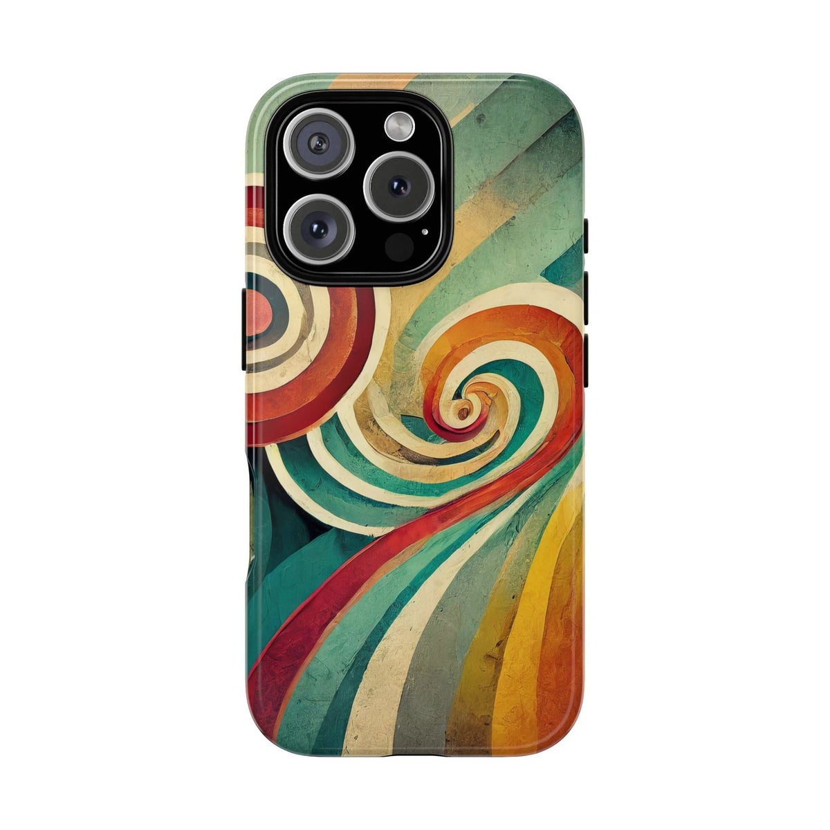 Colorful Swirl Tough Phone Case
