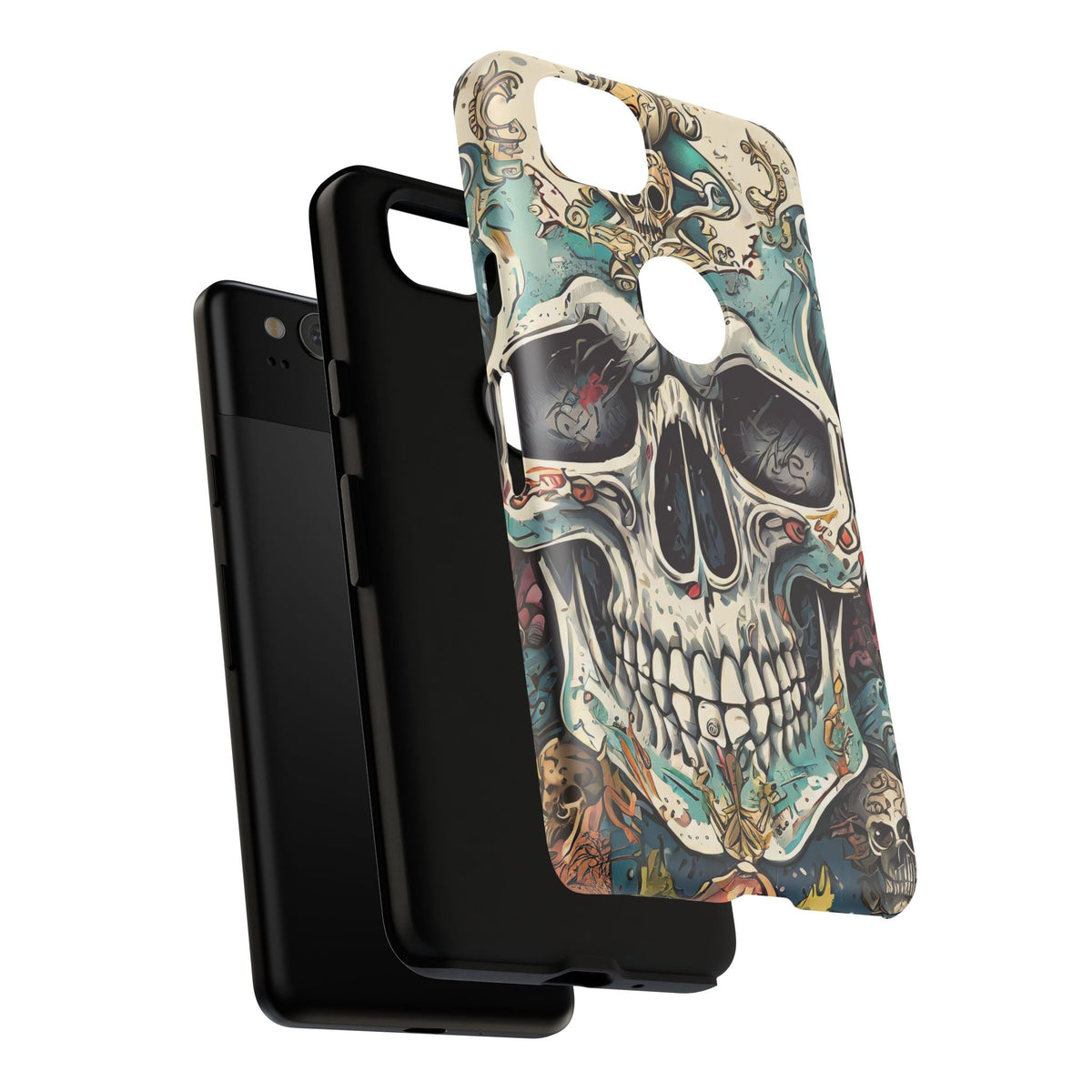 Abstract Skull Tough Phone Case
