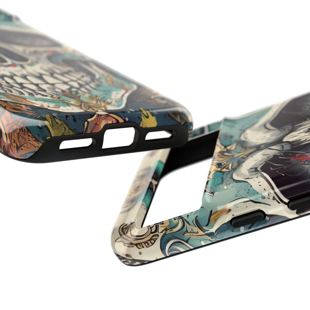 Abstract Skull Tough Phone Case