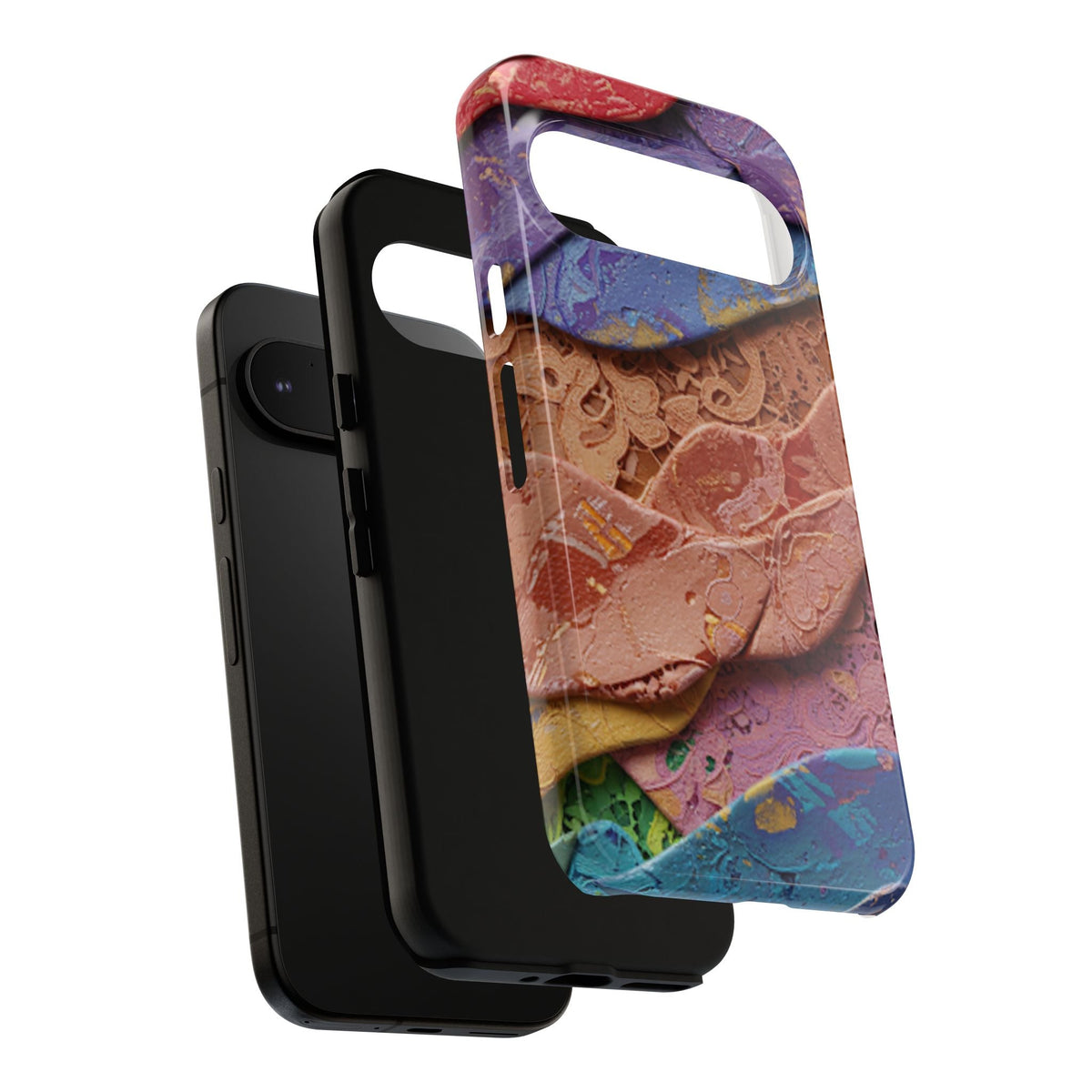 Abstract Painted Lace Tough Phone Case