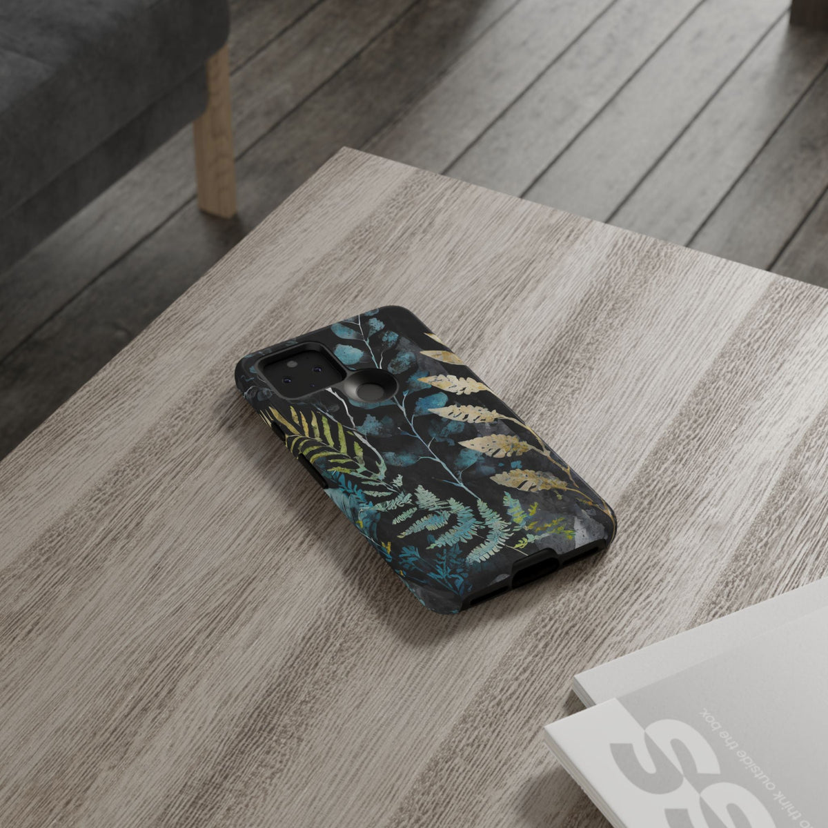 Dark Floral Tough Phone Case