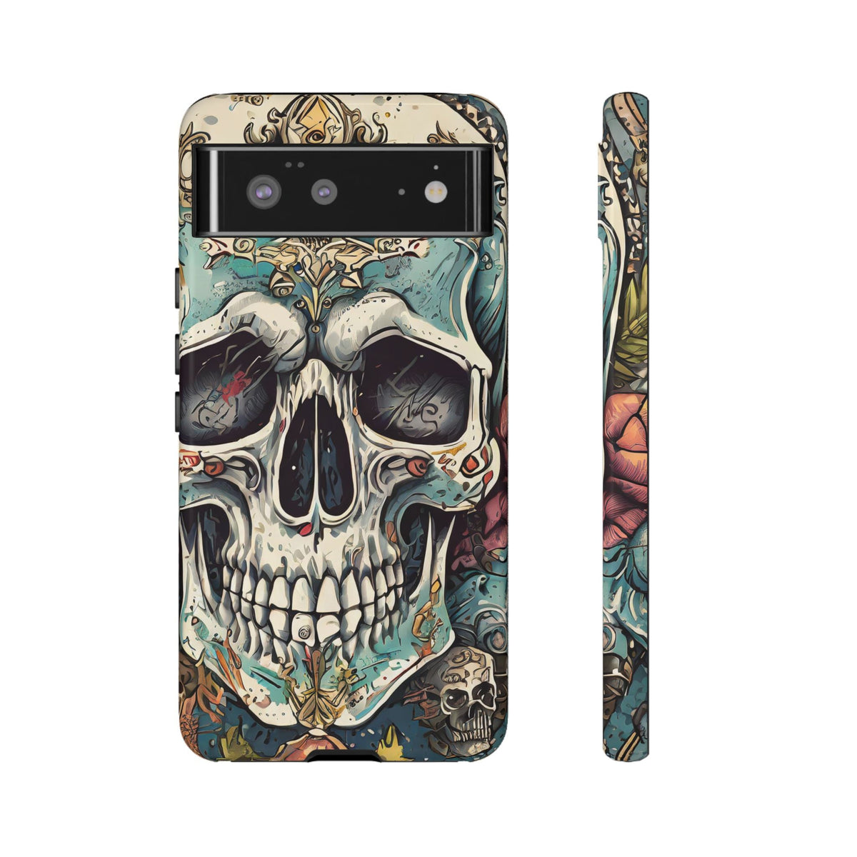 Abstract Skull Tough Phone Case