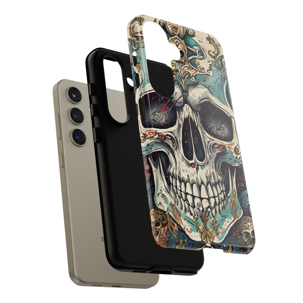 Abstract Skull Tough Phone Case