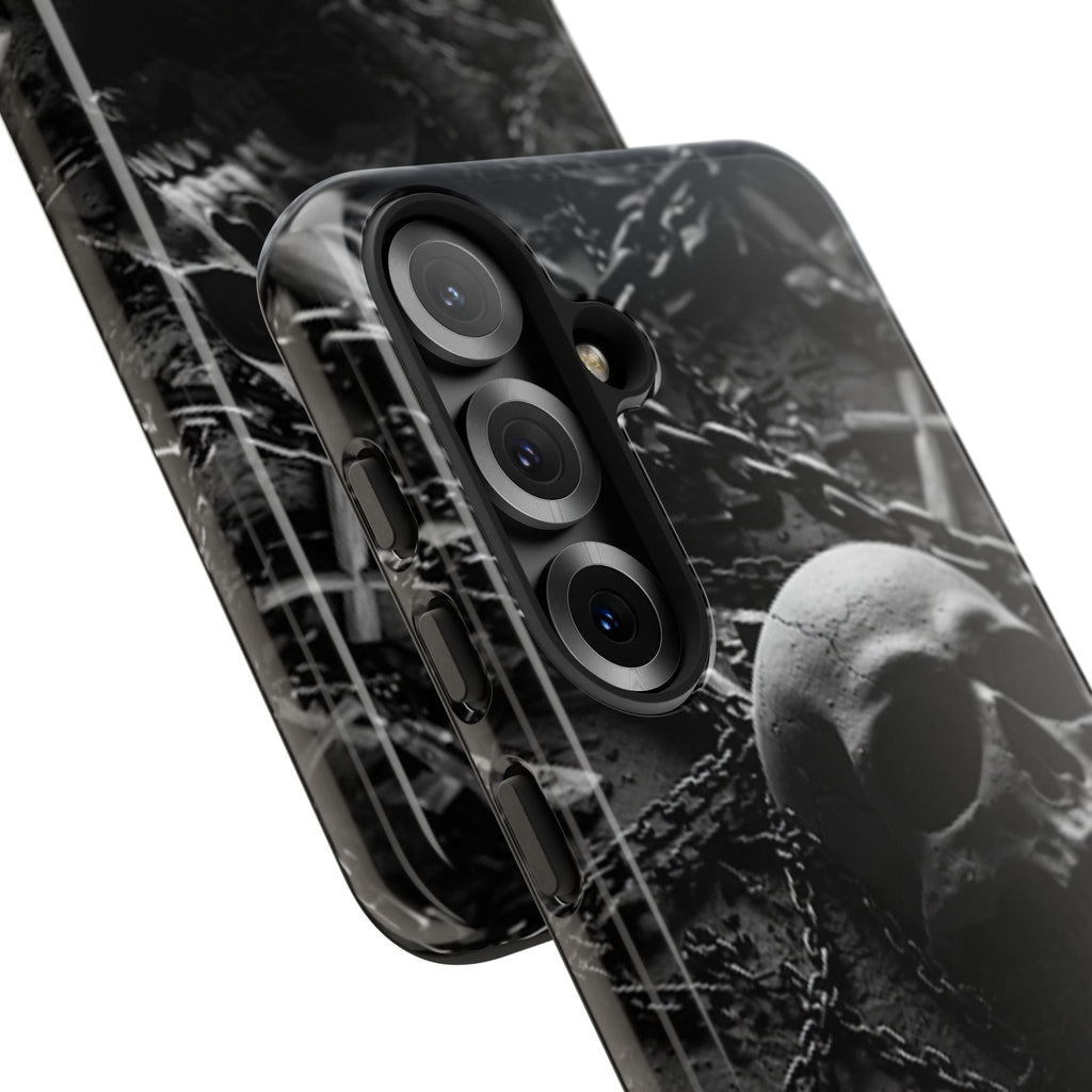 Gothic Skull Tough Phone Case