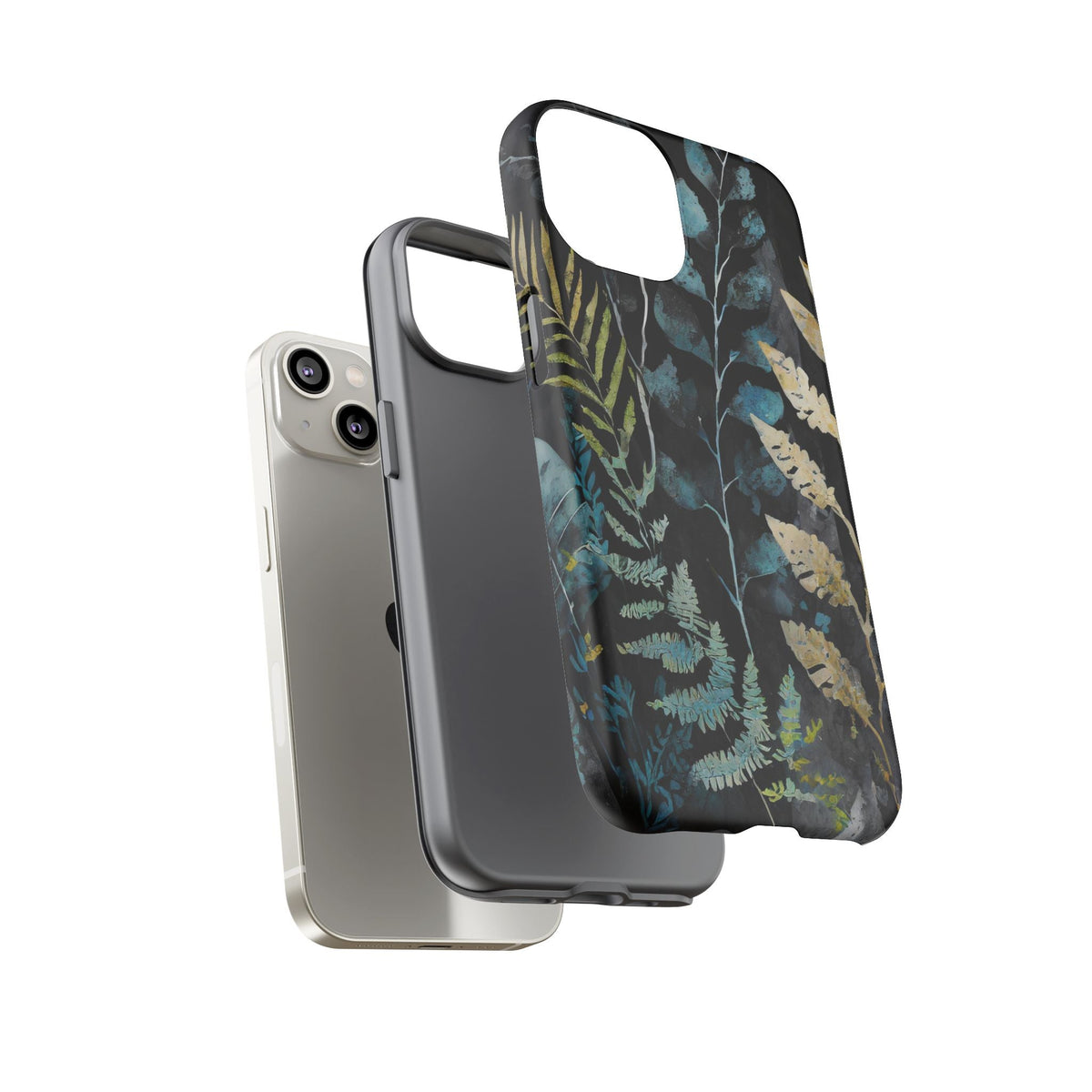 Dark Floral Tough Phone Case