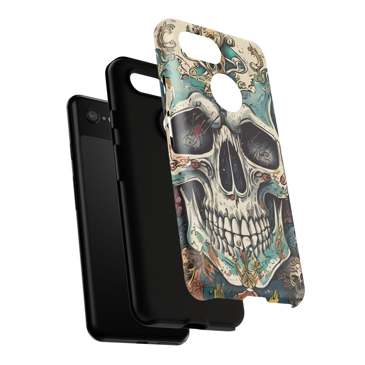 Abstract Skull Tough Phone Case
