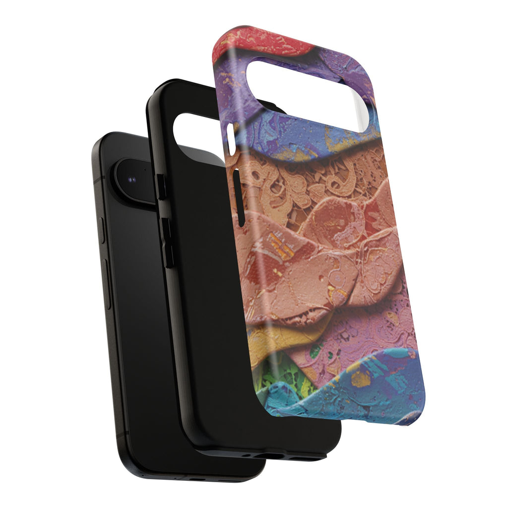 Abstract Painted Lace Tough Phone Case