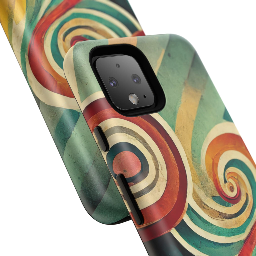 Colorful Swirl Tough Phone Case