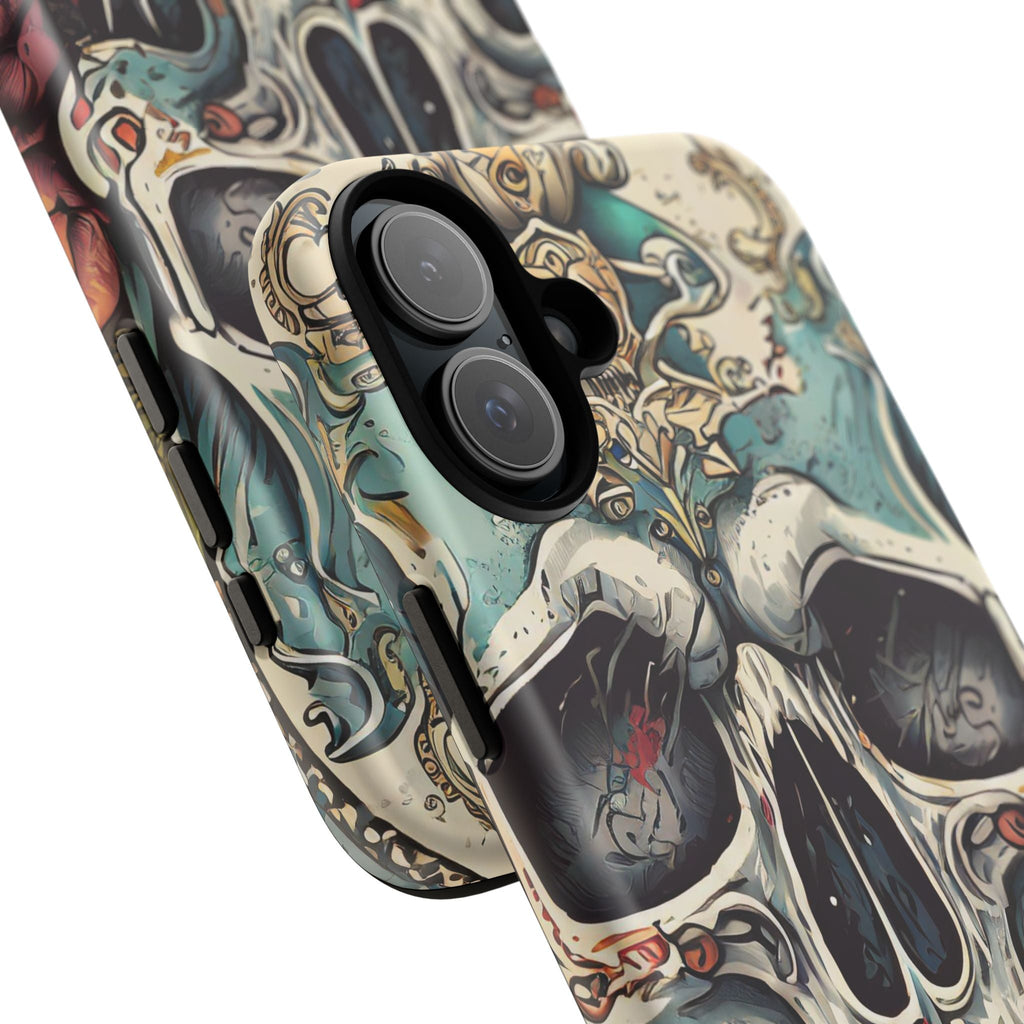 Abstract Skull Tough Phone Case