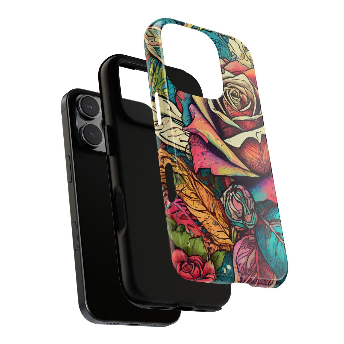 Colorful Roses Tough Phone Case