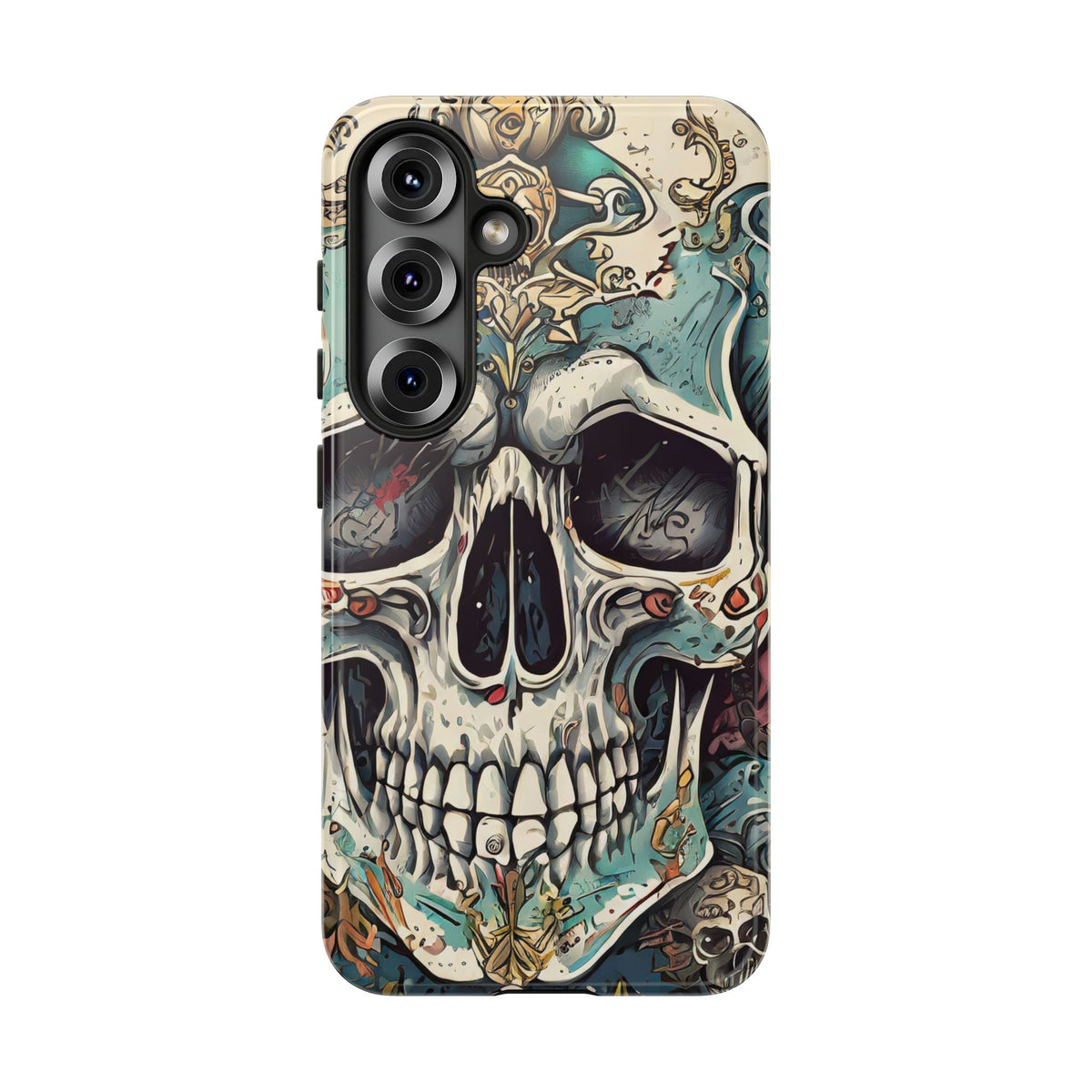 Abstract Skull Tough Phone Case