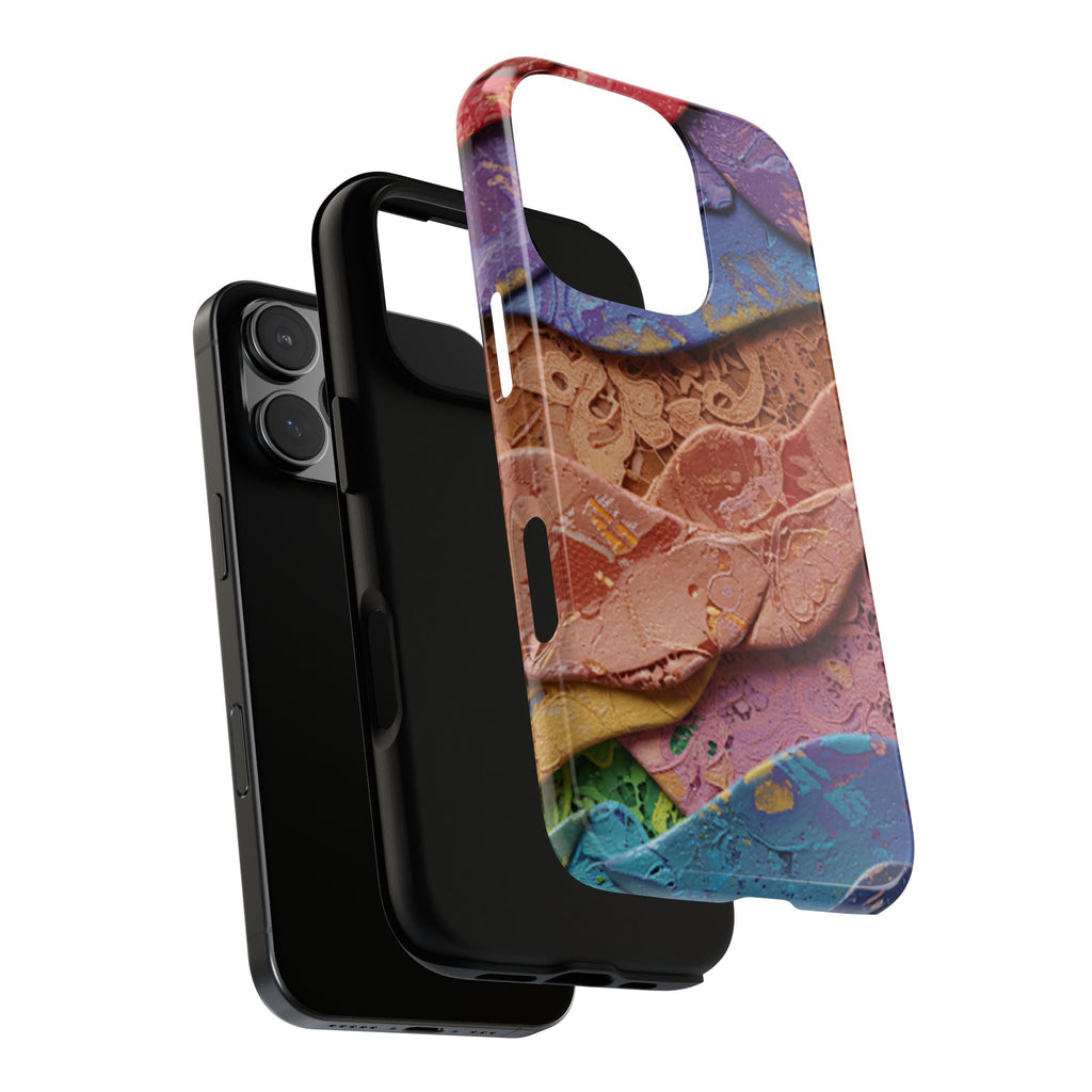 Abstract Painted Lace Tough Phone Case