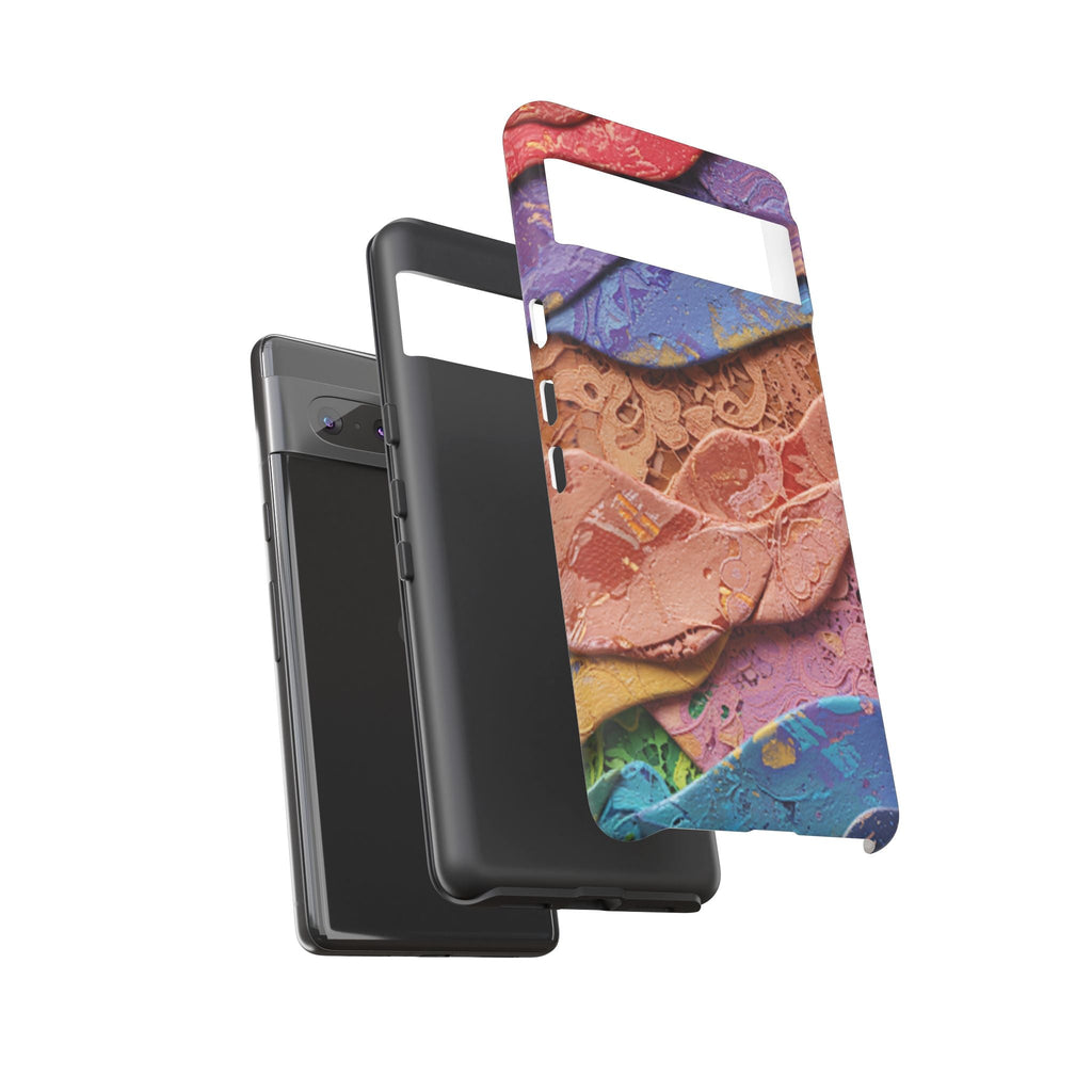 Abstract Painted Lace Tough Phone Case