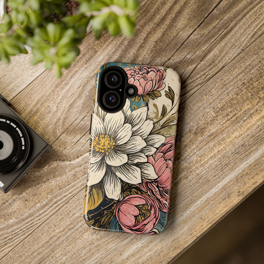 Beautiful White Floral Tough Case